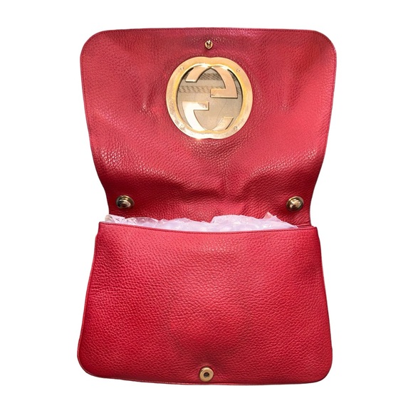 241 For nmgraw15 Gucci GG Blondie Web Flap Bag - Picture 8 of 11